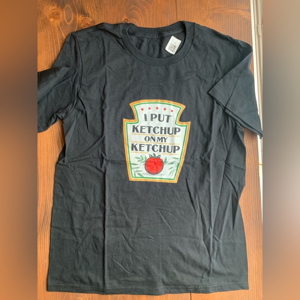 Ketchup tshirt kids size 12